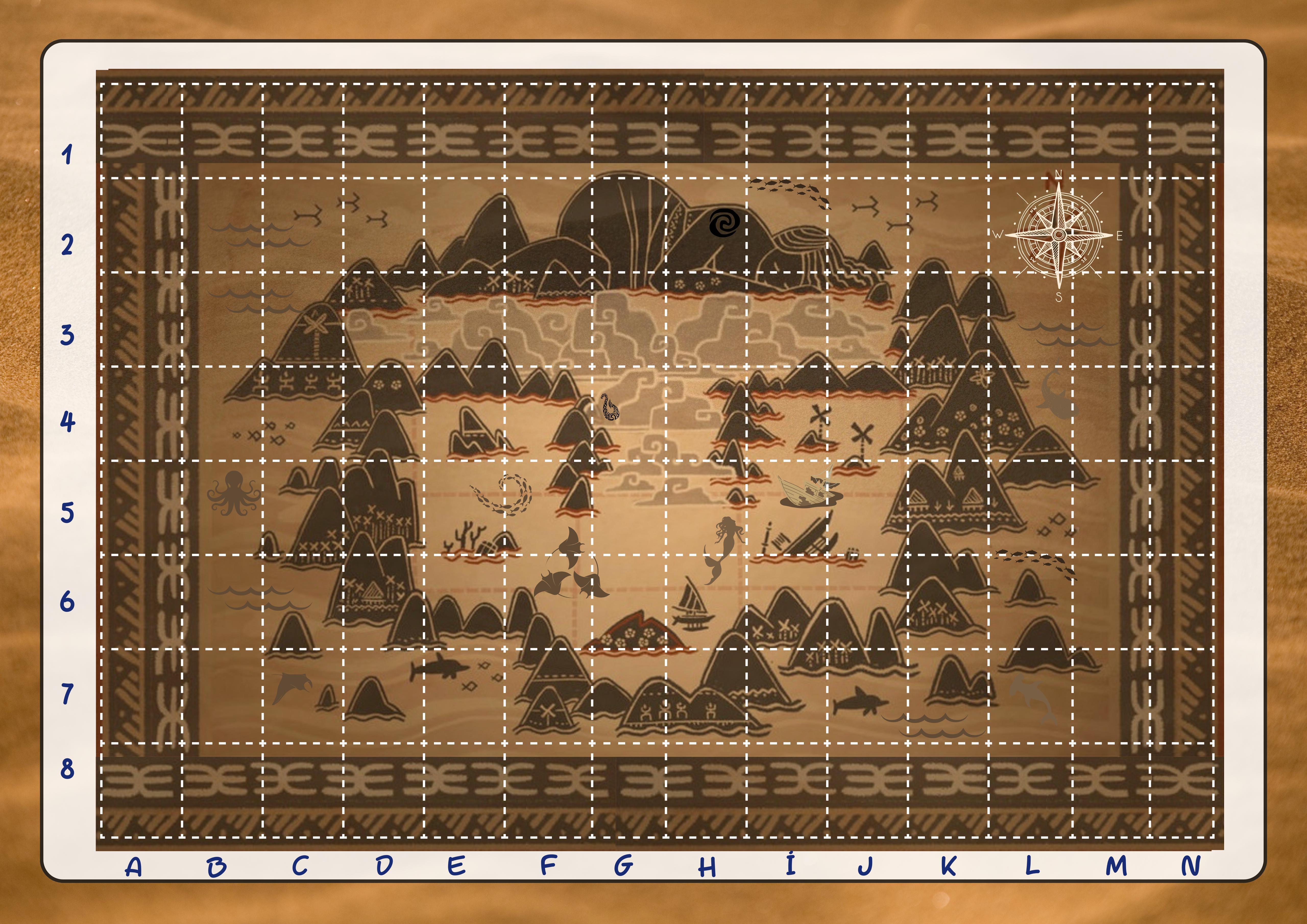 Carte de l’énigme